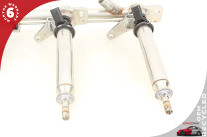 2011-2019 Mercedes W221 S550 Left Side Fuel Injection Rail Line w/ Injectors OEM