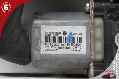 2014-2019 Chevrolet Silverado 1500 Rear Left Side Window Regulator Motor OEM