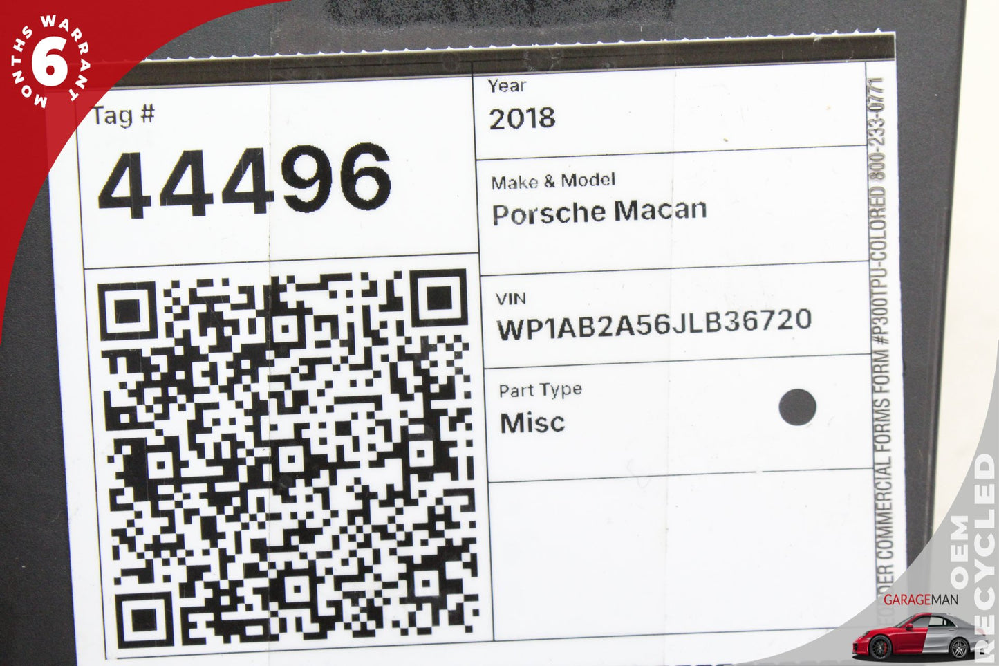 2015-2024 Porsche Macan 95B Voltage Stabiliser Control Module 8K0959663 OEM