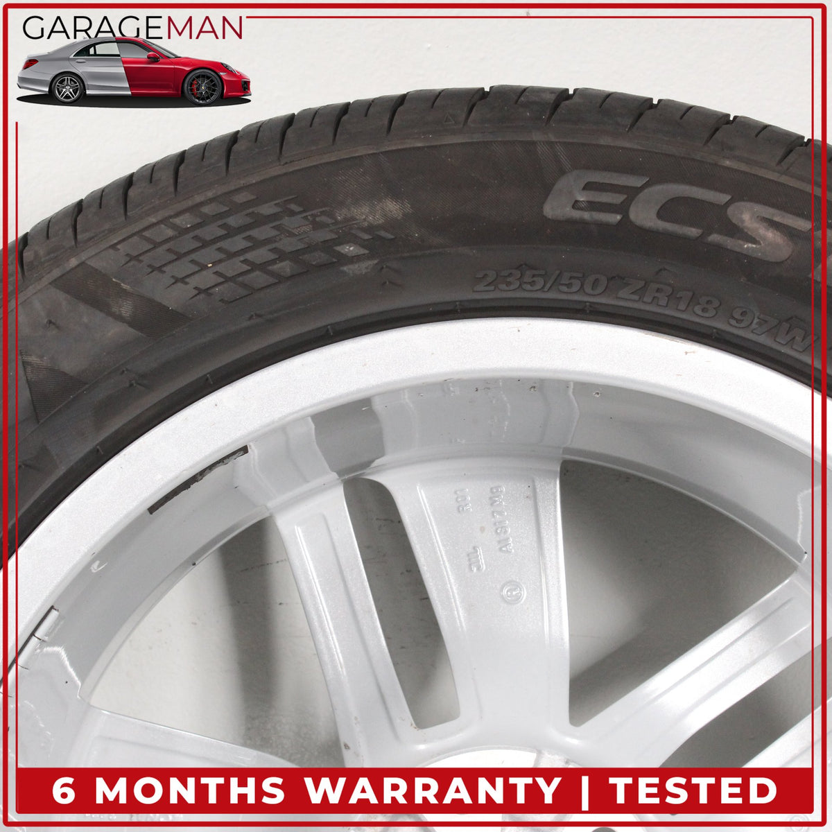 2016-2018 Audi Q3 Front or Rear Side Wheel Rim w/ Kumho Tire 7JX18H2 ET43 OEM
