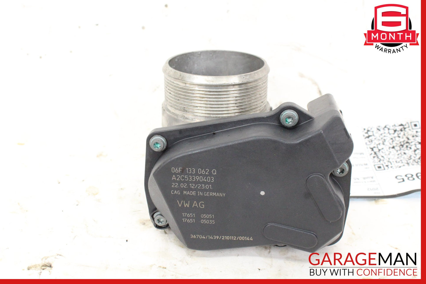 2009-2016 Audi A5 8T Sedan Engine Throttle Valve Body 06F133062Q Genuine