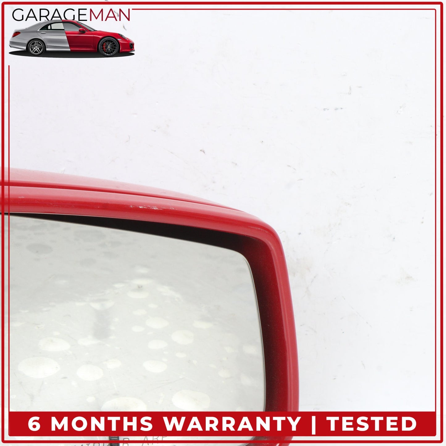2010-2017 Mercedes C207 E400 Coupe Front Right Door Rear View Mirror Red OEM