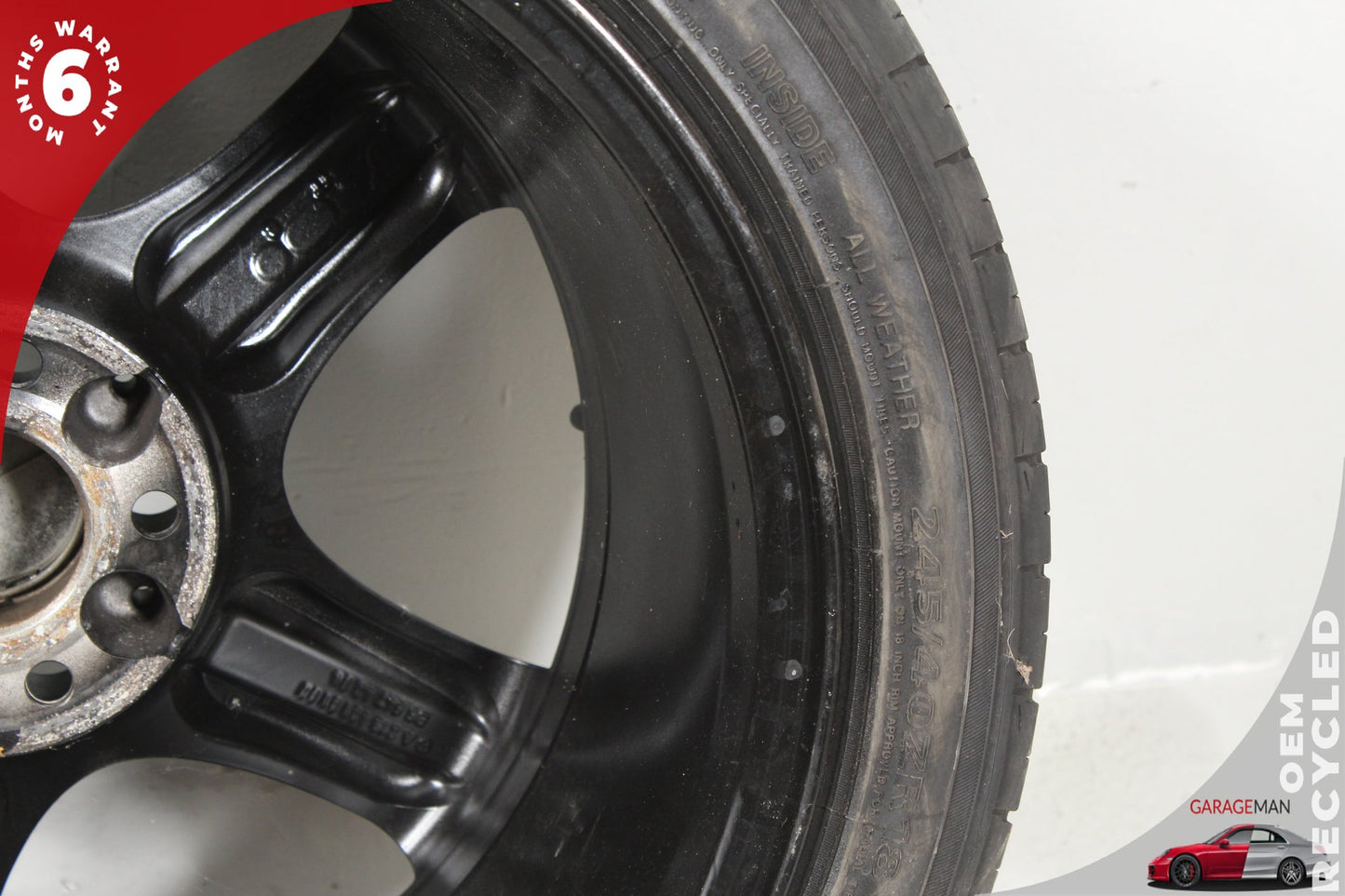 2006-2007 Mercedes W219 CLS500 Front Wheel Rim w/ Tire 8.5JX18H2 ET28 2194010102
