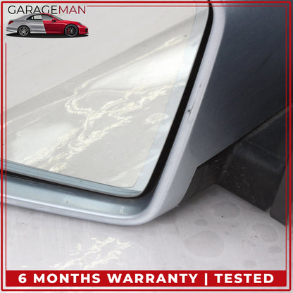 2012-2014 Mercedes W204 C250 Left Side Door Rear View Mirror Silver Metallic OEM
