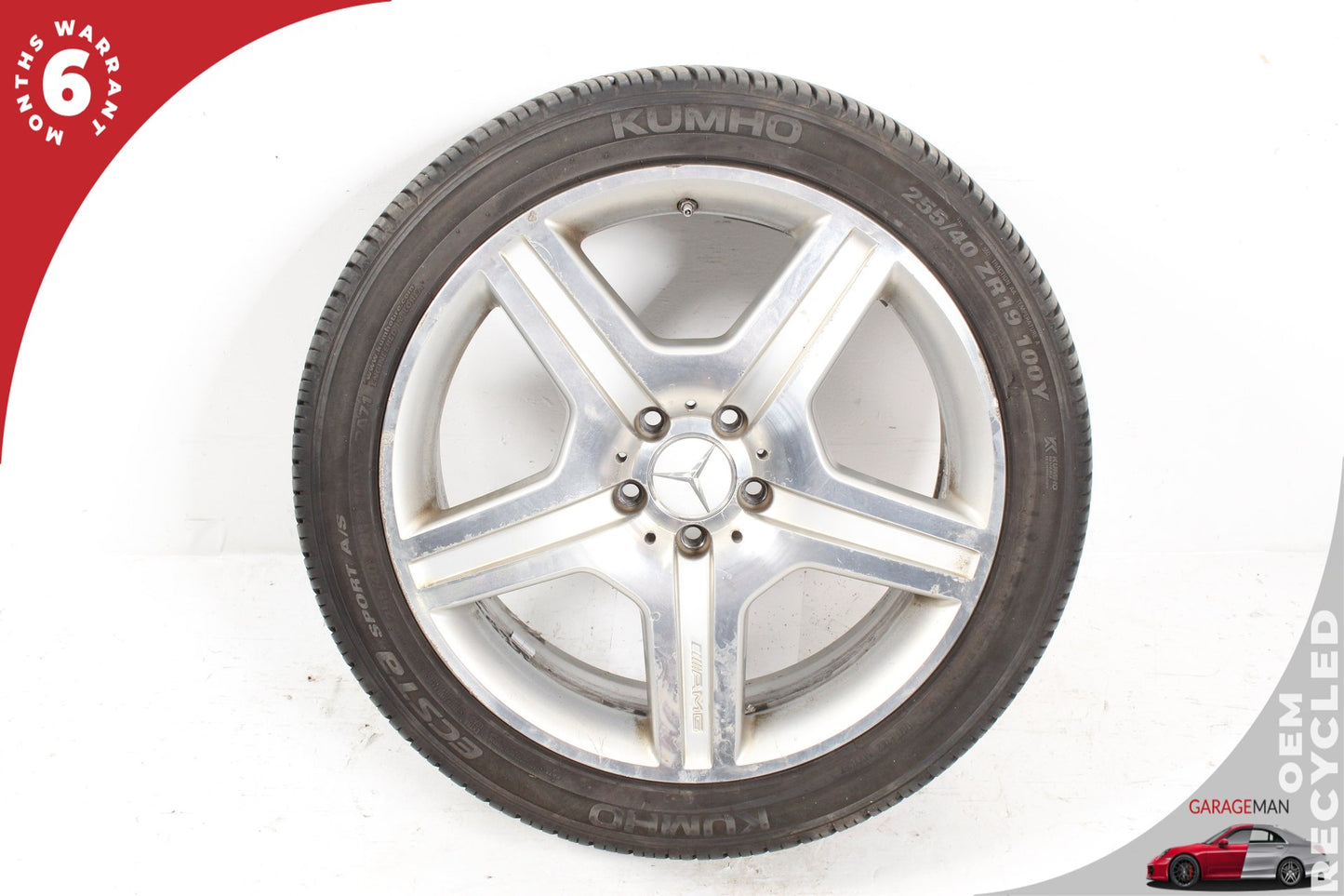 2007-2011 Mercedes W221 S550 S600 Front Wheel Rim w/ Tire 8.5JX19H2 ET43 OEM