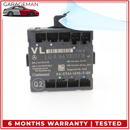 2012-2020 Mercedes-Benz CLA250 W117 Sedan Left Front Door Control Module 1669000318 OEM