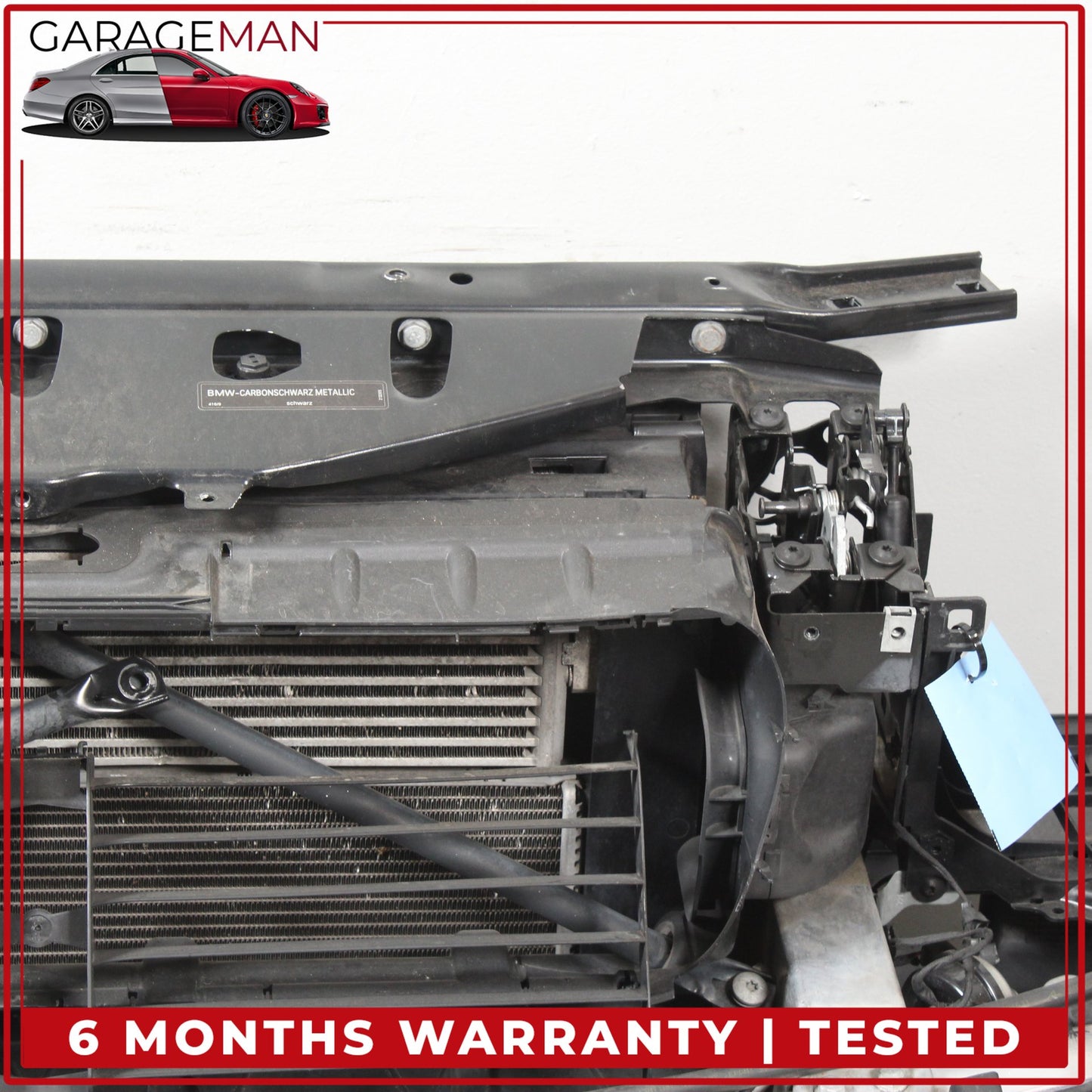 2012-2018 BMW 650i F06 Front Radiator Support Reinforcement Bar Assembly 7267356 OEM