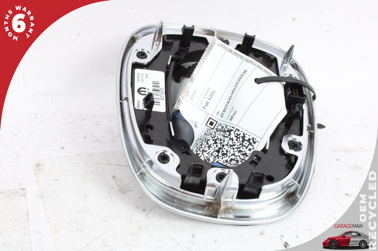 2014-2017 Fiat 500L Center Console Trim Bezel Gear Shifter Indicator w/ Boot OEM