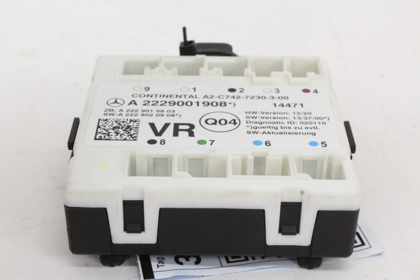 2015-2019 Mercedes C300 W205 Right Front Door Control Module 2229001908 OEM