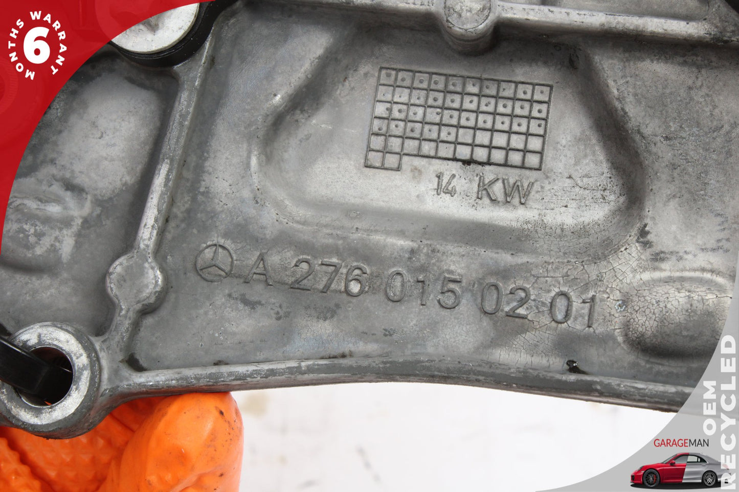 2012-2018 Mercedes X166 GL550 Engine Timing Chain Cover Plate 2760150201 OEM