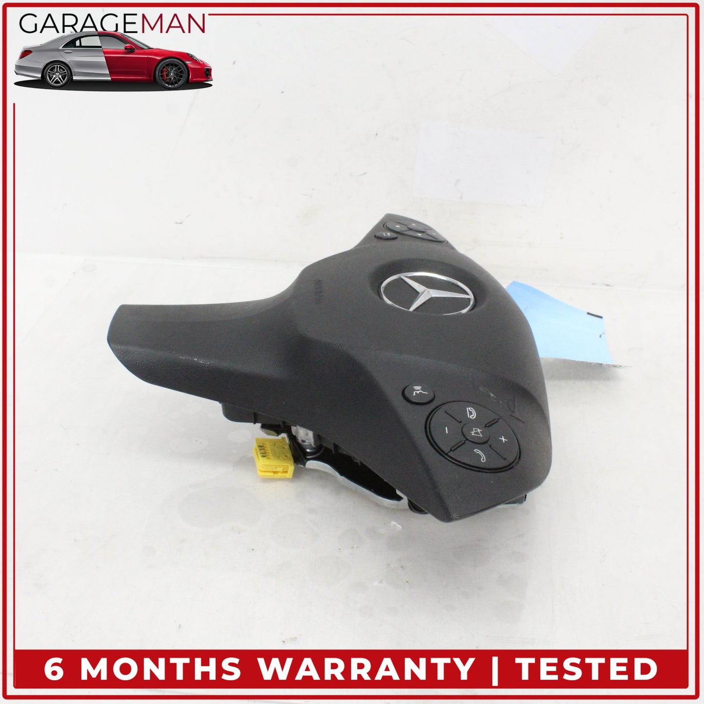 2008-2012 Mercedes W204 C300 GLK350 Driver Steering Wheel Airbag Black OEM