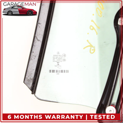 2011-2017 Mercedes W207 E400 Rear Right Quarter Window Glass w/ Regulator OEM