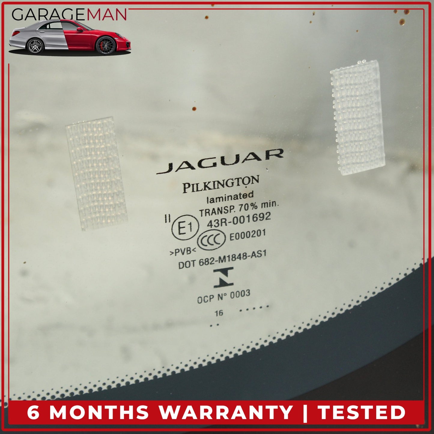 2015-2017 Jaguar F-Type X152 Coupe Windshield Windscreen Window Glass OEM
