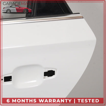 2011-2018 Audi A8 S8 Rear Left Driver Side Door Shell Glacier White Metallic OEM