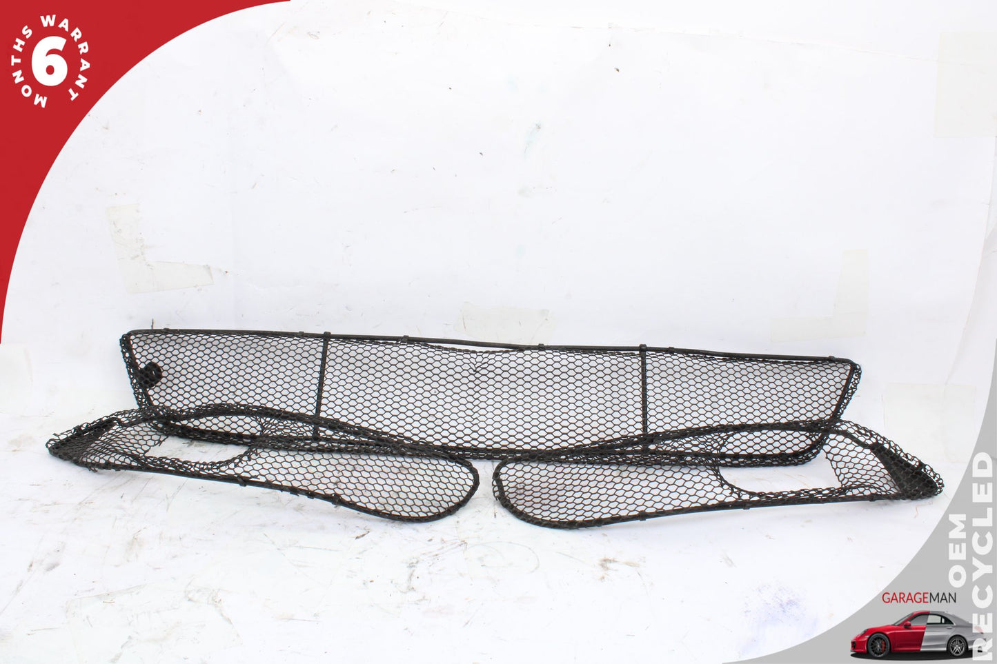 2003-2006 Mercedes R230 SL500 SL550 Front Bumper Grille Mesh Set of 3 Pc OEM
