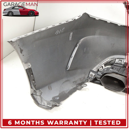 2015-2018 Mercedes-Benz C300 W205 Sport Rear Bumper Cover Assembly Silver OEM
