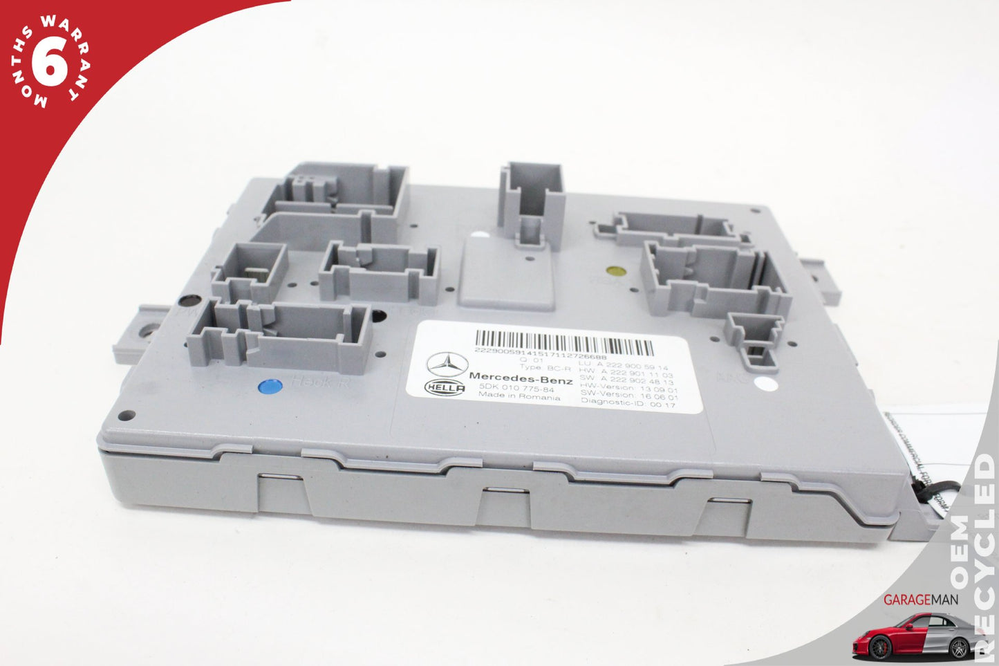 15-18 Mercedes-Benz C350e W205 Sedan Rear Trunk SAM Control Module 2229005914