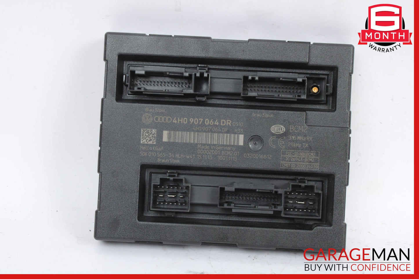 2012-2018 Audi S7 A7 S6 A6 BCM Body Comfort Control Module Unit 4H0907064DR OEM