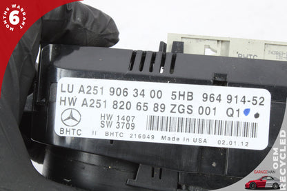 2007-2012 Mercedes X164 GL450 A/C Heater Climate Control Switch 2519063400 OEM