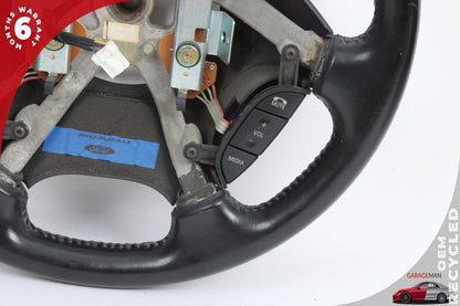 2002-2005 Ford Thunderbird Front Left Side Steering Wheel Black 3W6Z3600AAA OEM