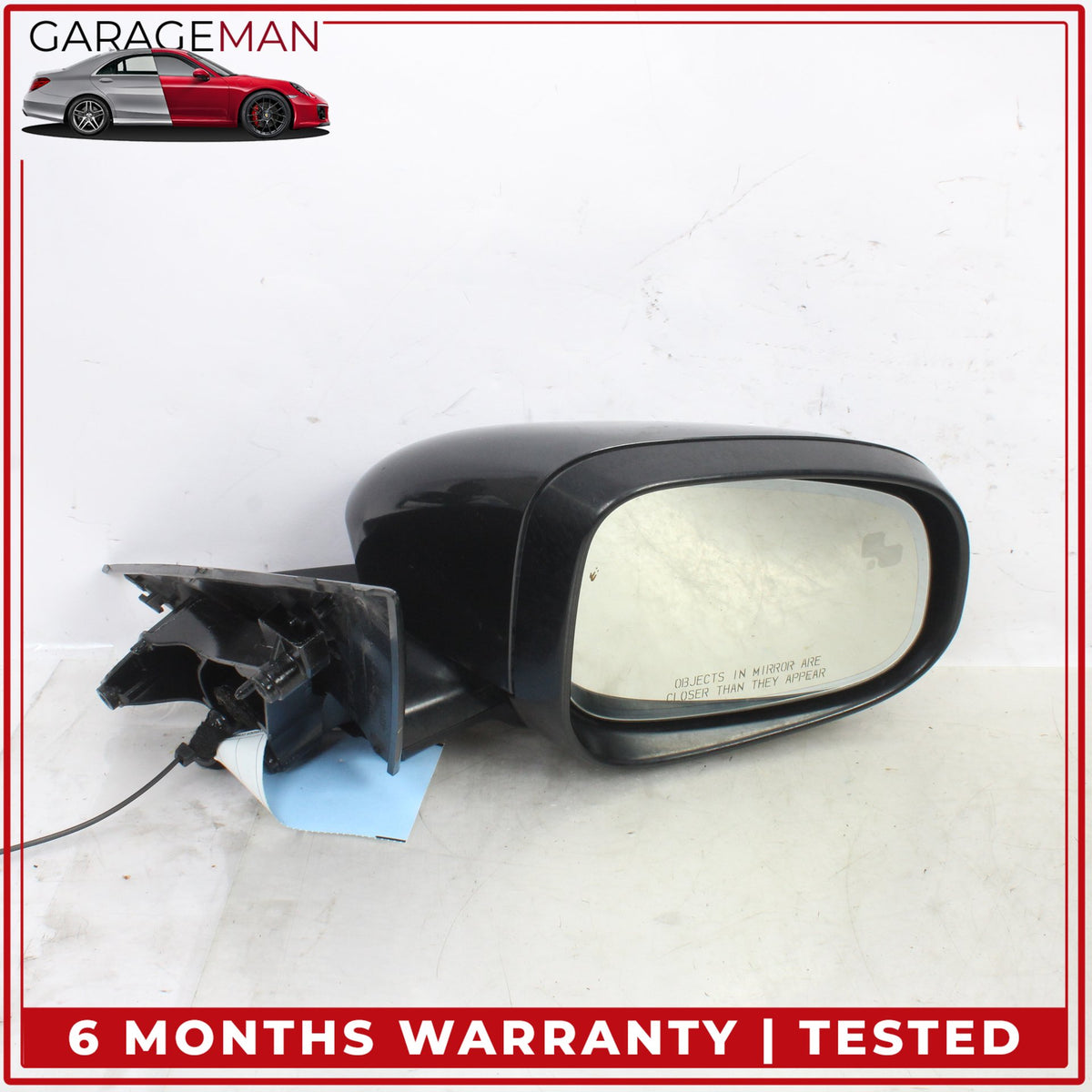 2010-2015 Jaguar XF X250 Front Right Door Rear View Mirror w/ Blind Spot OEM