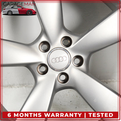2012-2018 Audi A6 S6 Front or Rear 5 Spoke Wheel Rim w/ Tire 8.5JX20H2 ET45 OEM