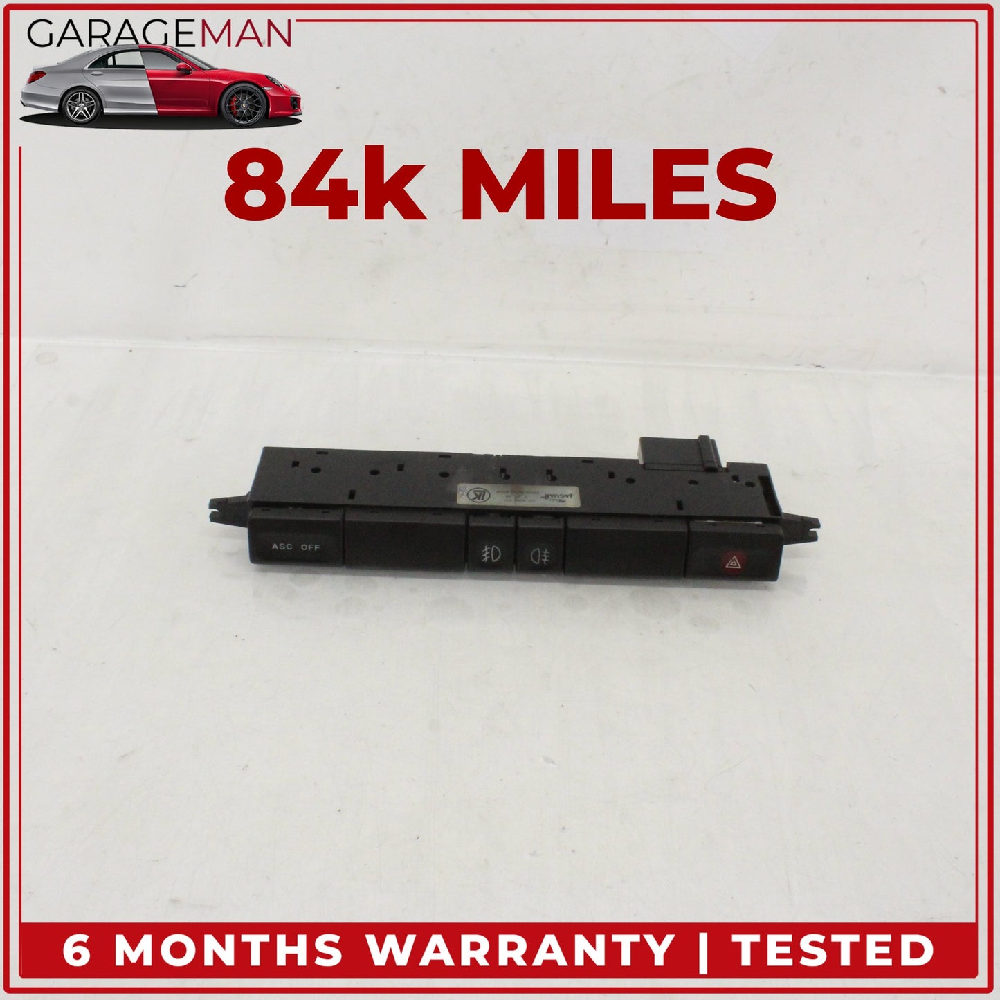 1997-2003 Jaguar XK8 Front Emergency Hazard Light Control Switch Panel OEM
