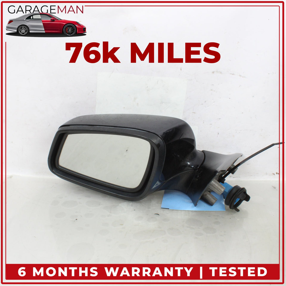2012-2018 BMW 650i F13 Left Door Rear View Mirror w/ Camera & Blind Spot OEM