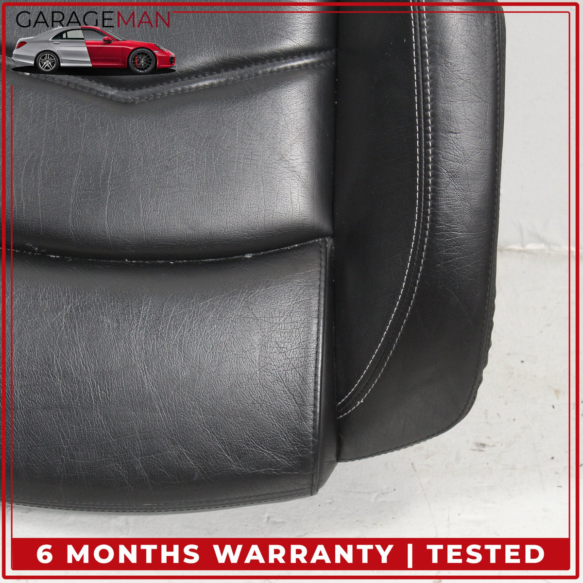 2013-2019 Maserati GranTurismo Rear Right Bottom Lower Seat Cushion Black OEM