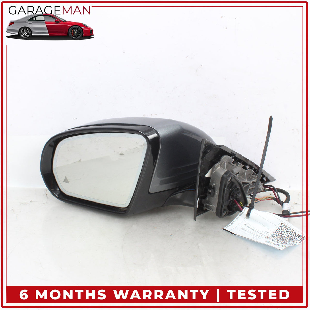 2017-2020 Mercedes W213 E300 Front Left Door Rear View Mirror w/ Blind Spot OEM