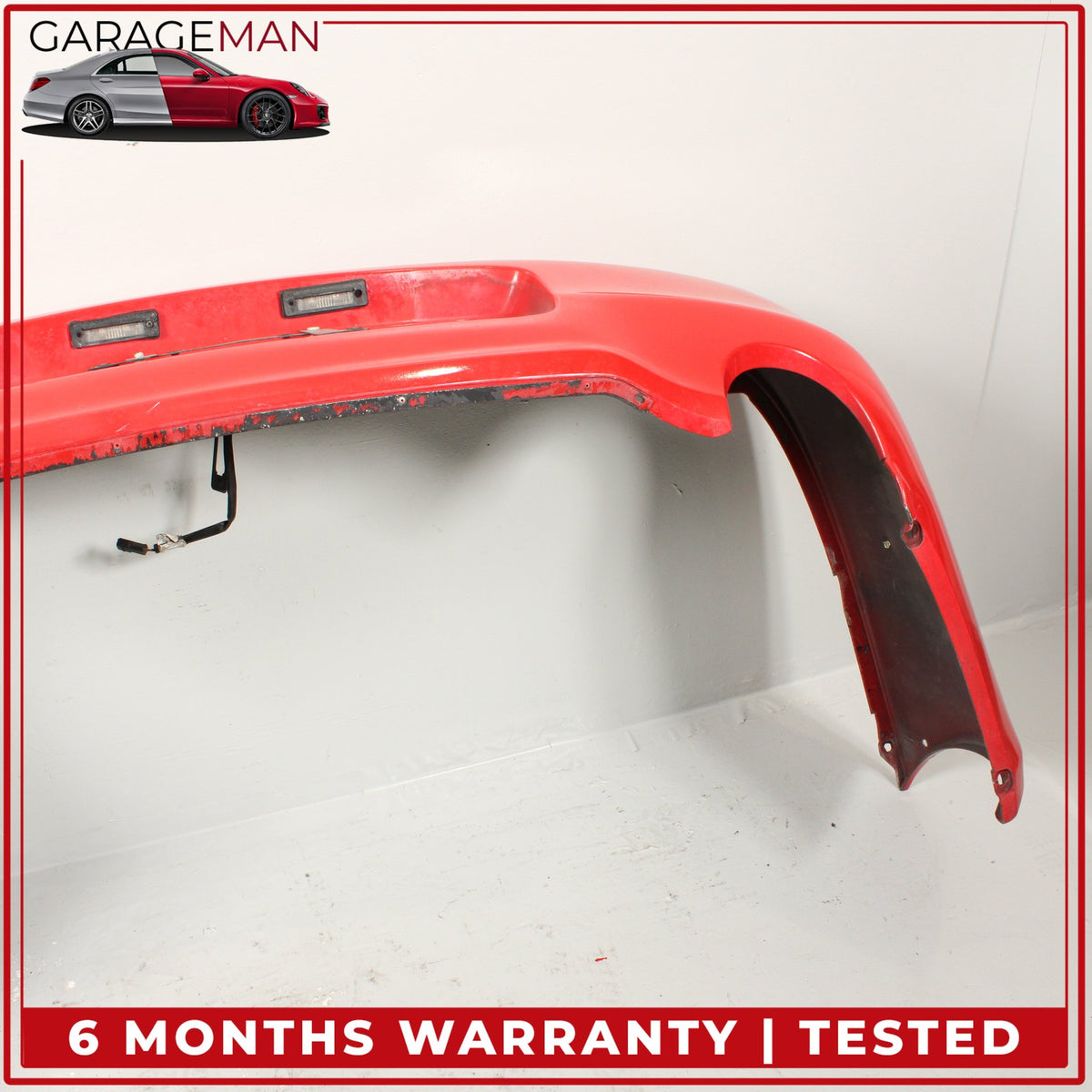 1999-2001 Porsche 911 996 Rear Bumper Cover Red 99650541108 OEM