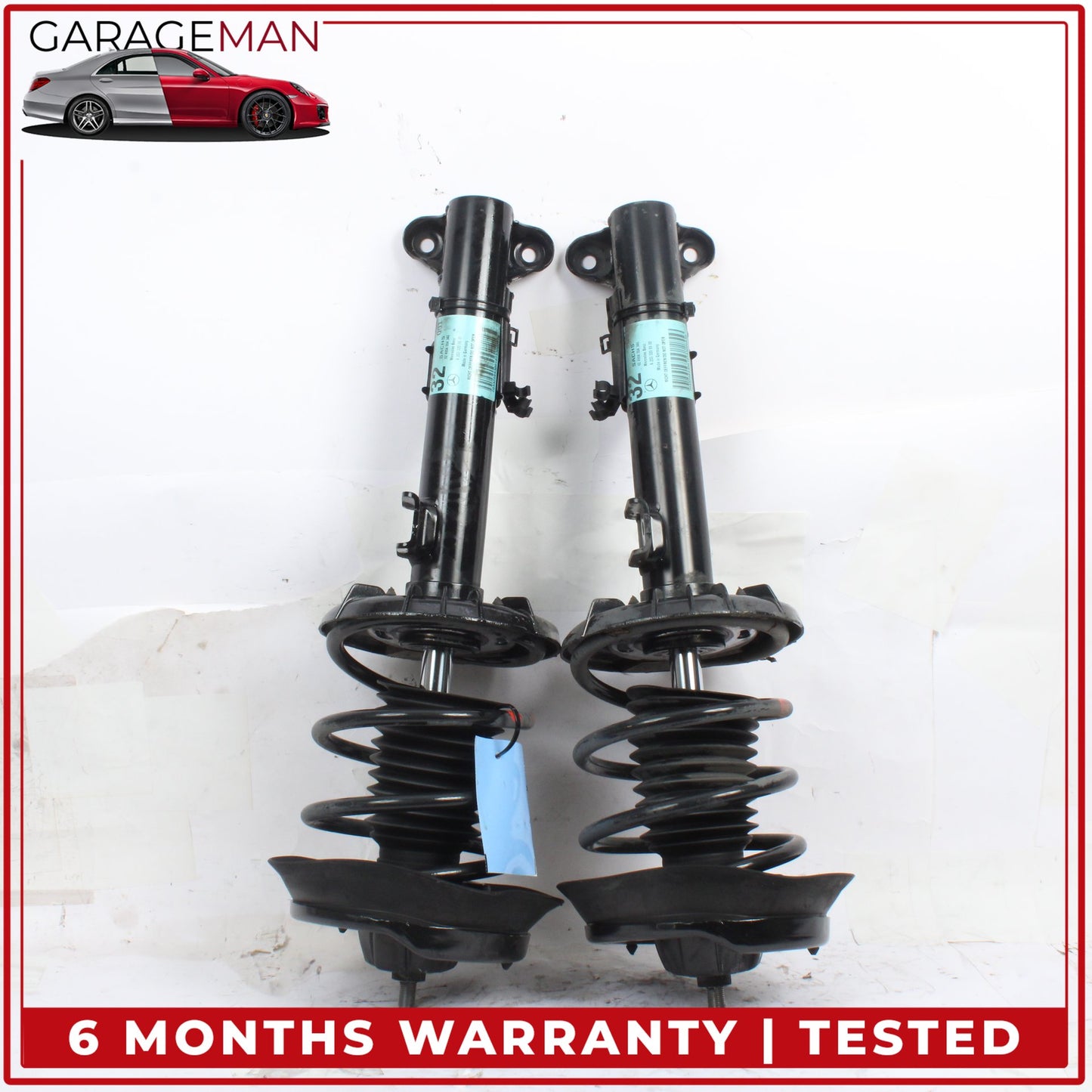 2005-2009 Mercedes W209 CLK350 Front Left and Right Shock Strut Absorber Set OEM