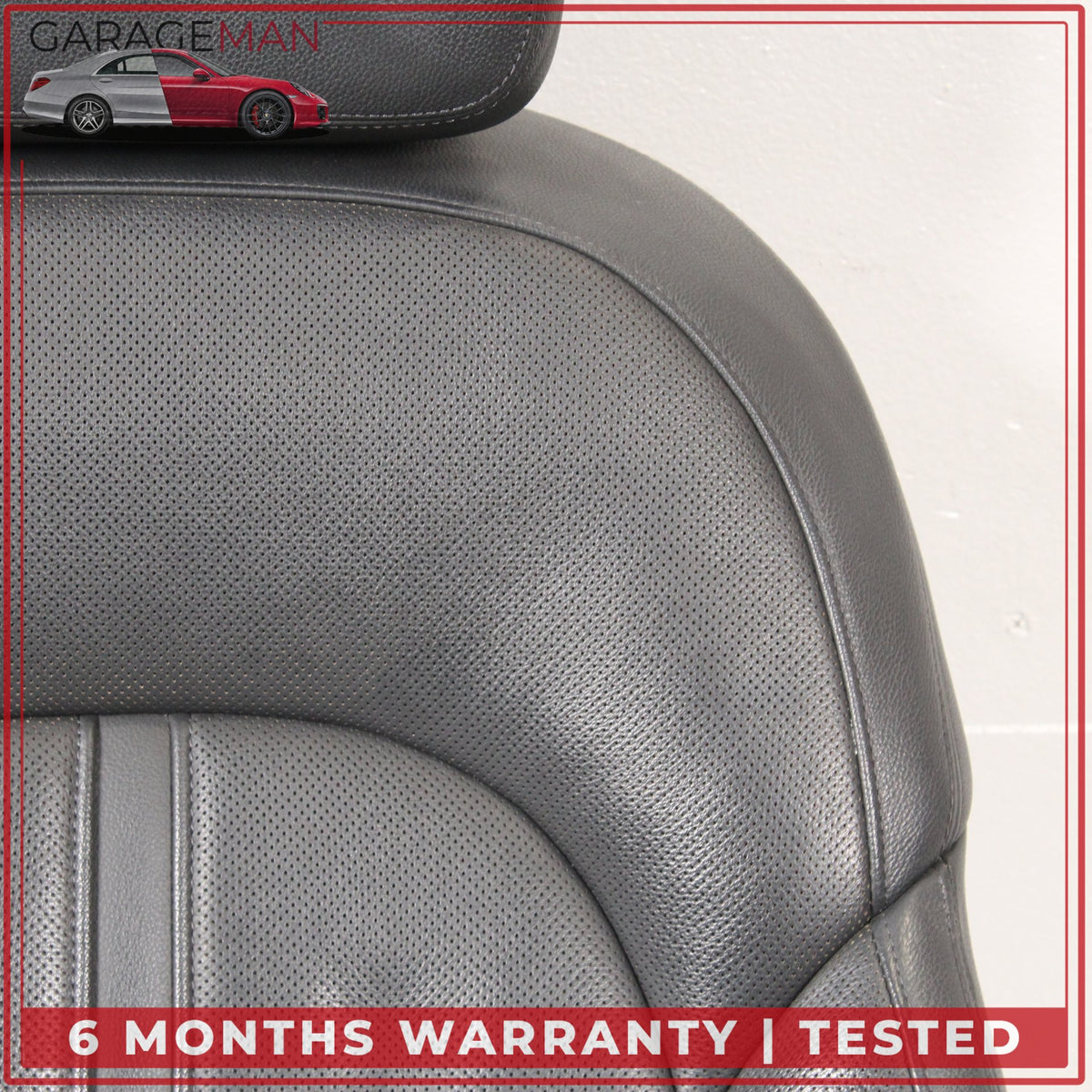 2011-2018 Audi A8 Front Right Passenger Side Upper Seat Cushion w/ Head Rest OEM