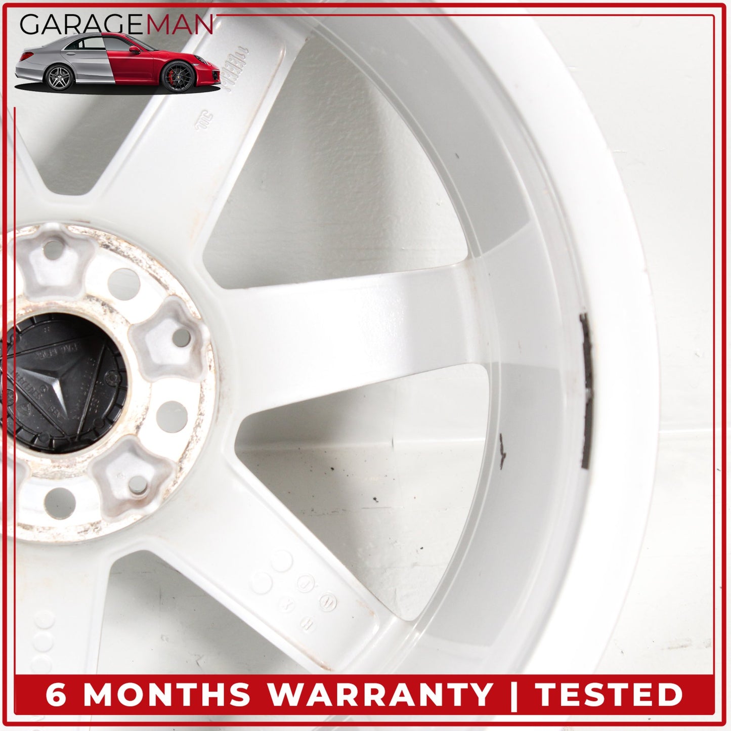 2012-2015 Mercedes W204 C250 Rear 7 Spoke Wheel Rim 8.5JX18H2ET54 2044019902 OEM