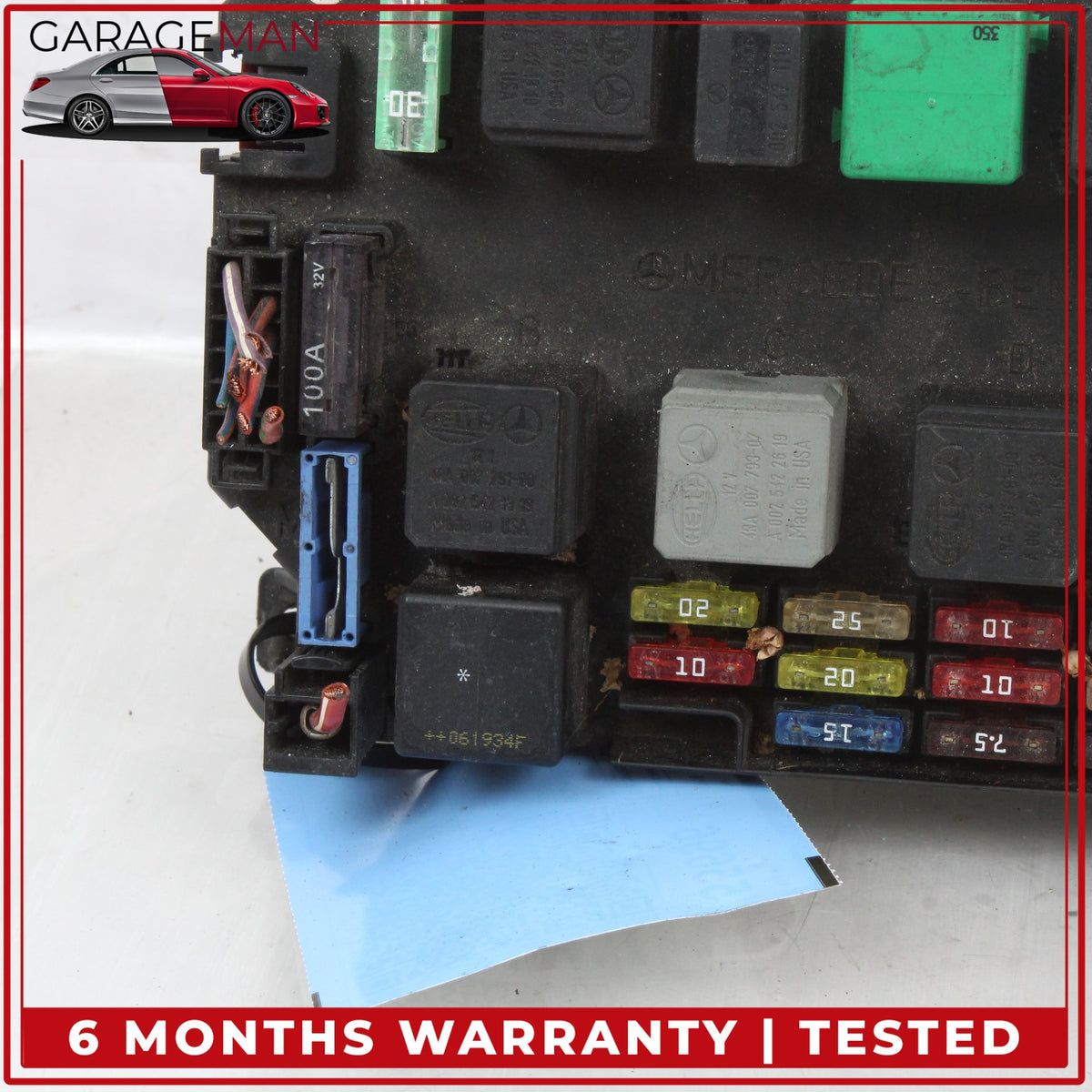 2009-2010 Mercedes W221 S550 S63 AMG Front Under Hood Fuse Box Module 2219005801