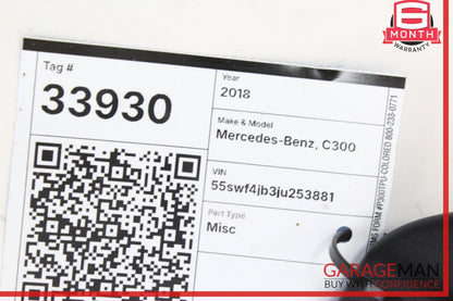2018 Mercedes-Benz C300 W205 Rear Left Roof Grab Handle w/ Light 0998150000