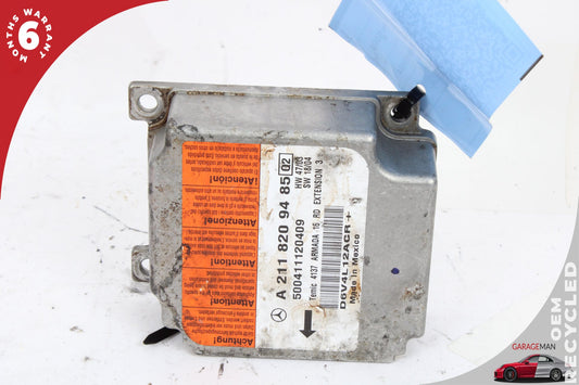 2003-2011 Mercedes W219 CLS550 Airbag Air Bag Sensor Module 2118209485 OEM