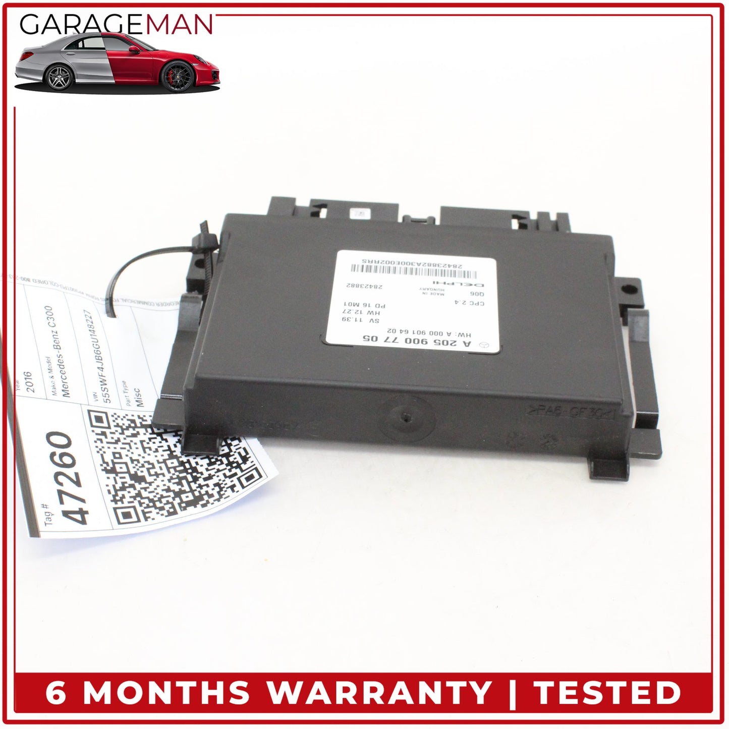 2015-2019 Mercedes W205 C300 Transmission Control Module Unit 2059007705 OEM