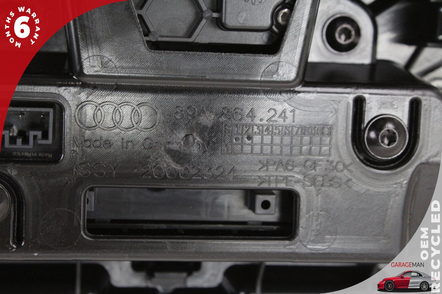 2022-2025 Audi Q4 E-Tron Center Console Shifter Trim w/ Switches 89A864241 OEM