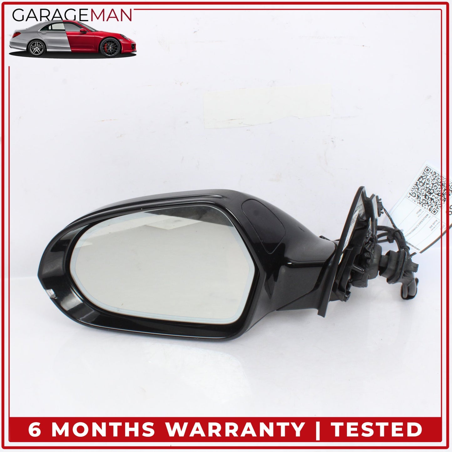 2012-2018 Audi A6 S6 Front Left Side Door Rear View Mirror w/ Camera Black OEM