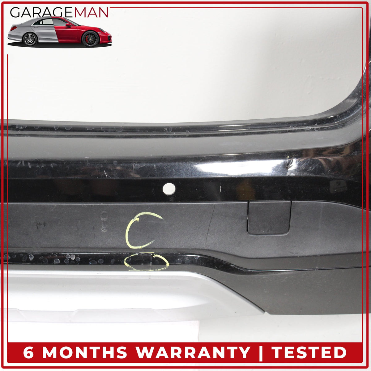 2011-2017 BMW X3 F25 SUV Rear Bumper Cover Panel w/o PDC Black 7392992 OEM