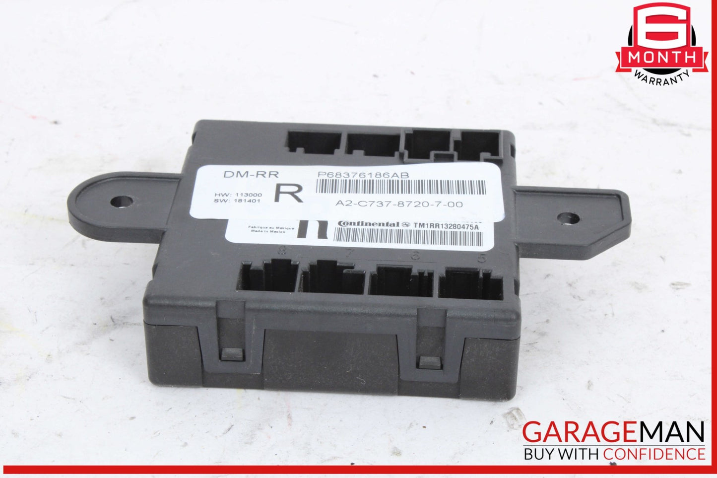 2017-2024 Maserati Ghibli Right Rear Door Control Module 68376186AB OEM