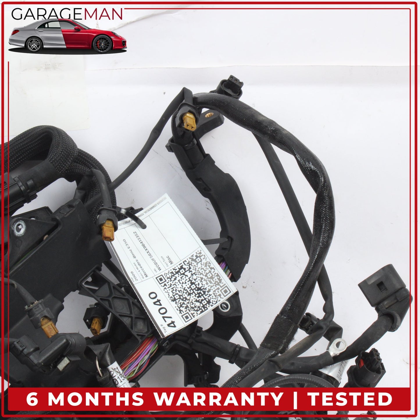 2006-2009 Mercedes W211 E350 Engine Motor Wire Wiring Harness 2721505933 OEM