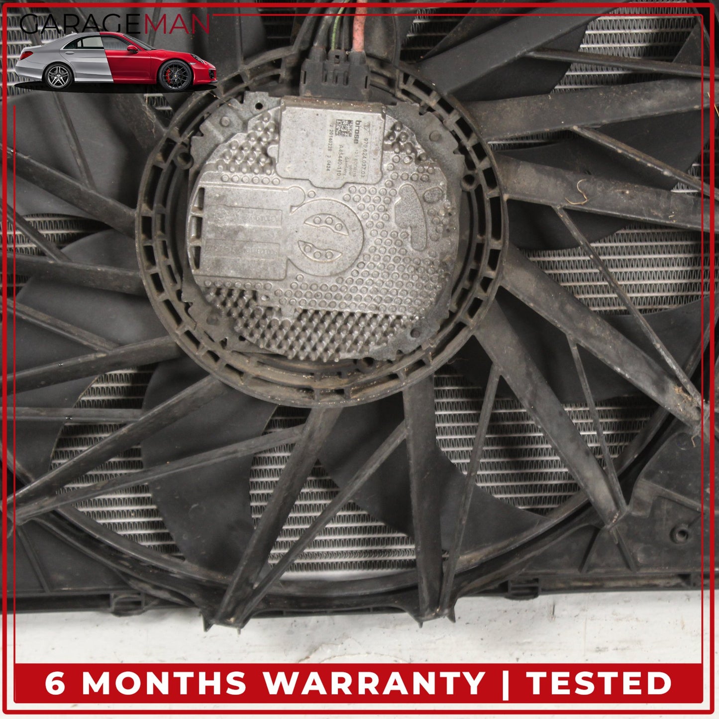2010-2016 Porsche Panamera 970 Engine Cooling Radiator AC A/C Condenser OEM