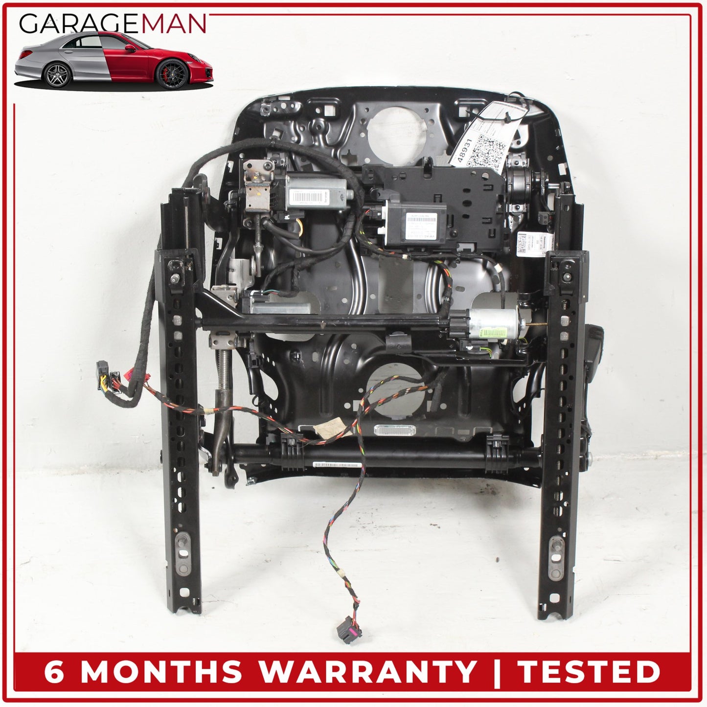 2012-2018 Audi A6 A7 Front Right Side Seat Track Rail Frame w/ Motor OEM