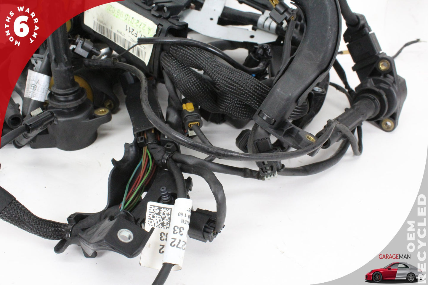 2006-2009 Mercedes W211 E350 Engine Wire Harness Assembly w/ Ignition Coil OEM