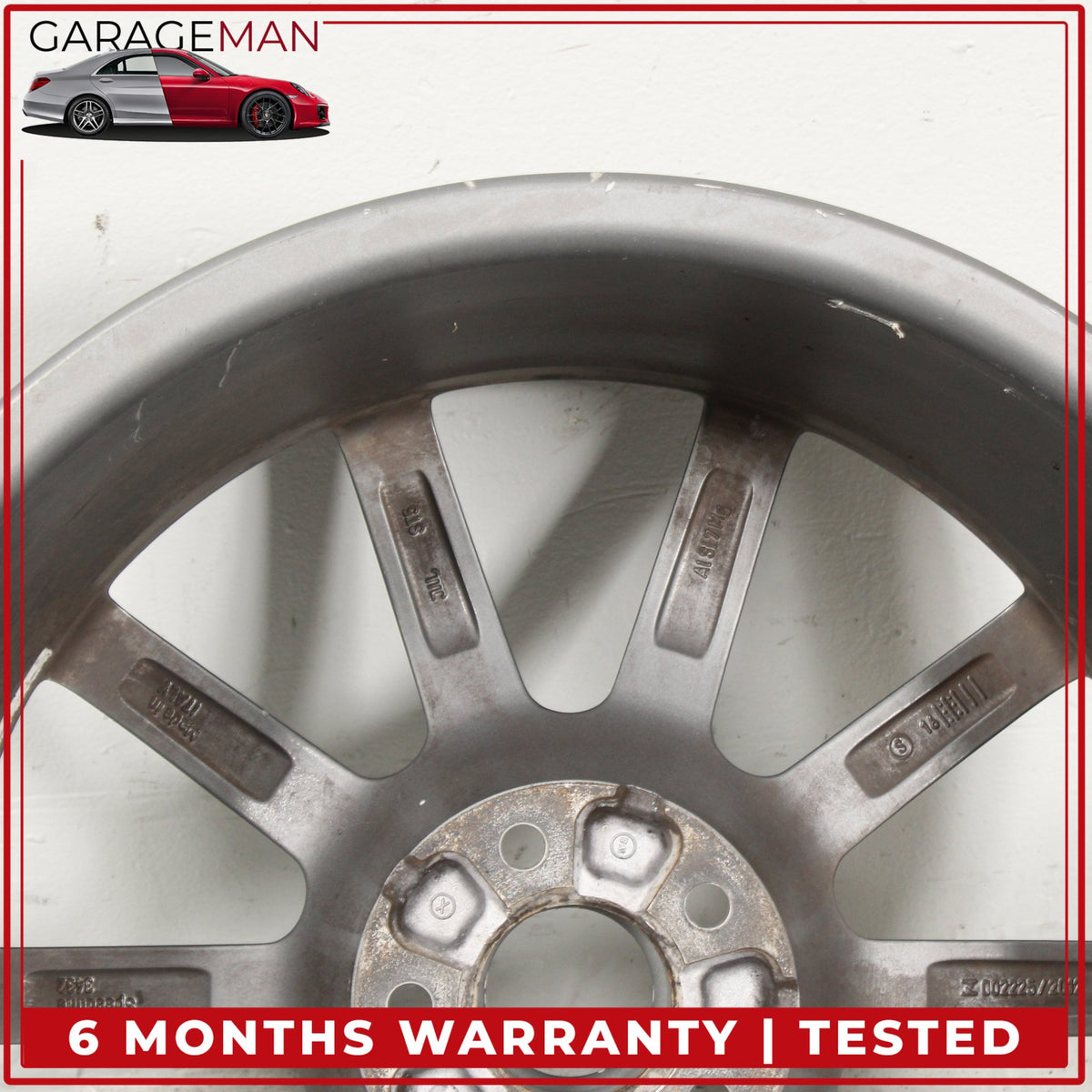 2016-2018 Audi A6 S6 Front or Rear Wheel Rim 8.5JX19 H2 ET43 4G9601025H OEM