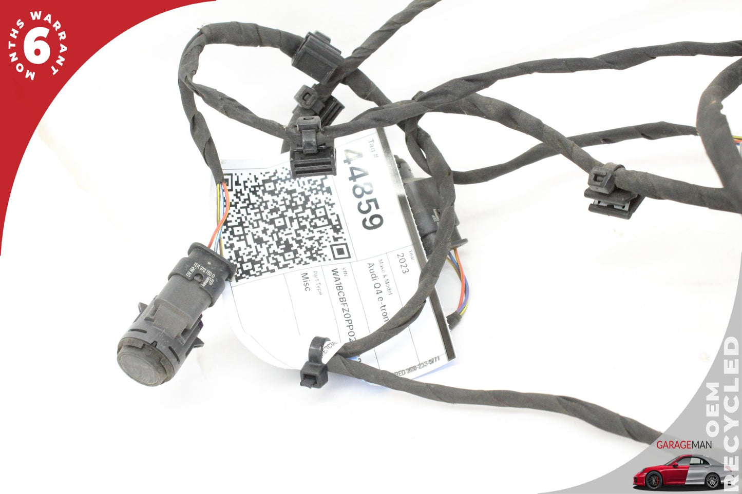 2022-2025 Audi Q4 E-Tron Rear Bumper 6 Parking Sensors w/ Wire Harness OEM