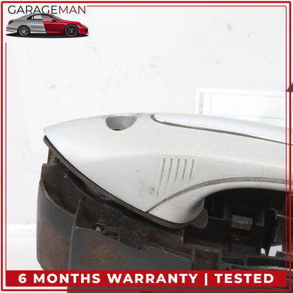 2009-2019 BMW 740i F01 Front Left Side Exterior Door Handle Silver Metallic OEM