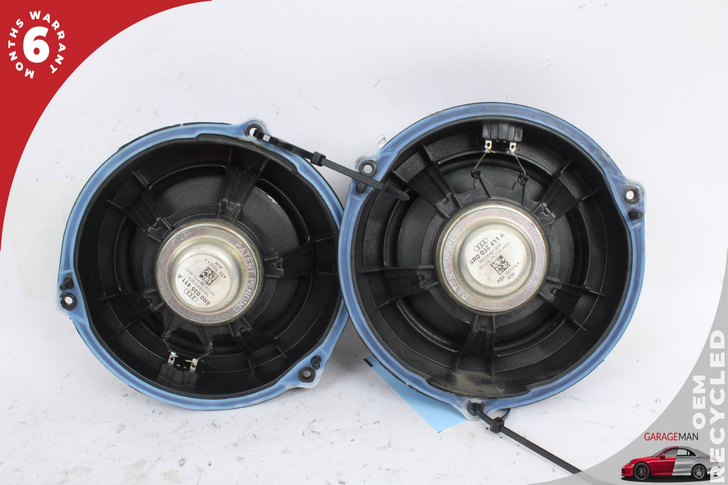 2009-2017 Audi Q5 SQ5 Rear Left and Right Side Door Speaker Set 8R0035411A OEM